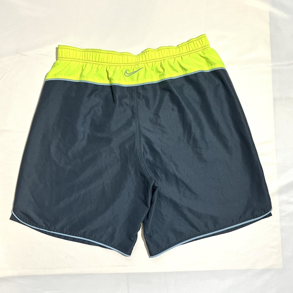 Nike Mens Core Color Surge Board Shorts Surf Swim Logo Trunks XL Pin Wheel 70s